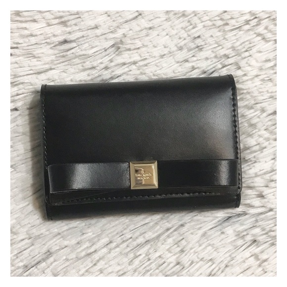 kate spade Handbags - NWT! Kate Spade Darla Black Mini Bow Wallet